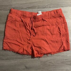 For The Republic Red Women's Cargo Shorts